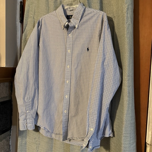 Ralph Lauren, Long Sleeve Button-Down Shirts, Lot Of 2 Men's XLarge , Blue - Picture 9 of 9